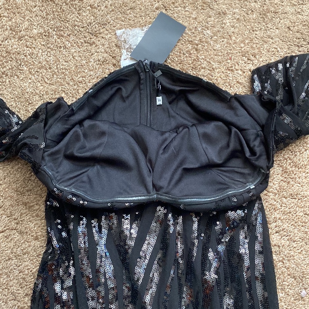 Gown | NWT Gorgeous Sequin Ball Gown w/ Tail - Picture 9 of 11